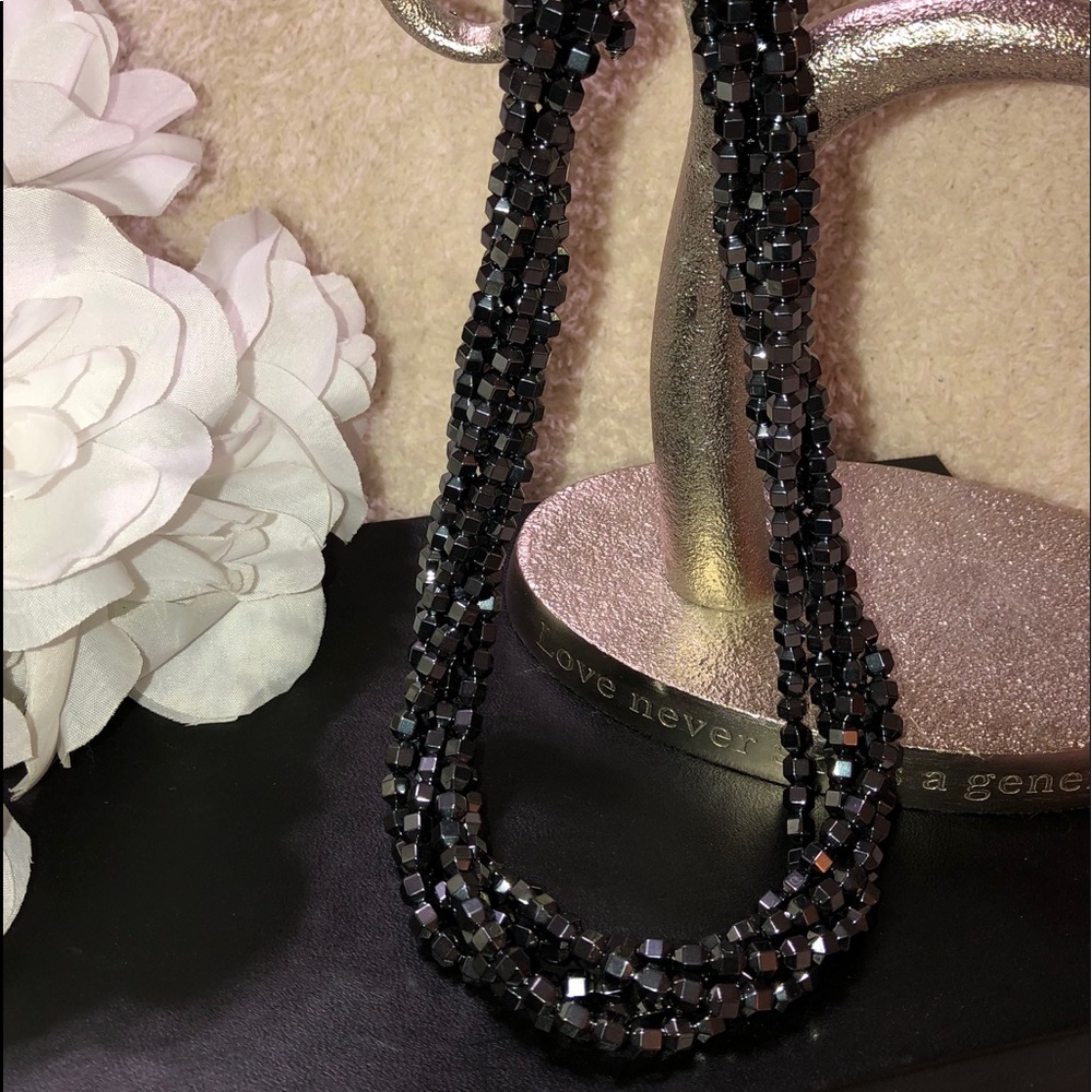 Hematite Multi Strand Necklace - image 6